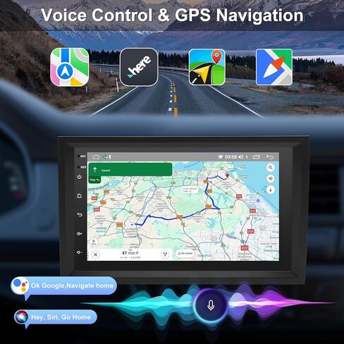 9" Android 13 Double Din Car Stereo w/Wireless Carplay Android Auto for Ford Transit Connect 2014-2018 IPS Car Audio Receiver w/WiFi GPS Bluetooth AHD Backup Camera Mic,SWC/AV in/FM/AM Radio Receiver in Saudi Arabia