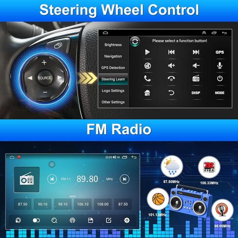 9" Android 13 Double Din Car Stereo w/Wireless Carplay Android Auto for Ford Transit Connect 2014-2018 IPS Car Audio Receiver w/WiFi GPS Bluetooth AHD Backup Camera Mic,SWC/AV in/FM/AM Radio Receiver in Saudi Arabia