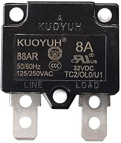 KUOYUH Circuit Breaker 88AR Series 125/250VAC 50/60Hz (1pc) (30 Amp) in Saudi Arabia