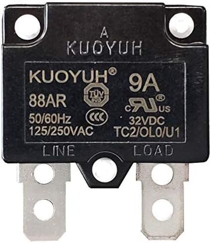 KUOYUH Circuit Breaker 88AR Series 125/250VAC 50/60Hz (1pc) (30 Amp) in Saudi Arabia