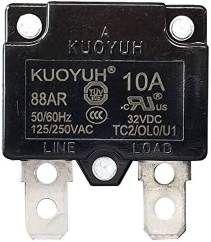 KUOYUH Circuit Breaker 88AR Series 125/250VAC 50/60Hz (1pc) (30 Amp) in Saudi Arabia