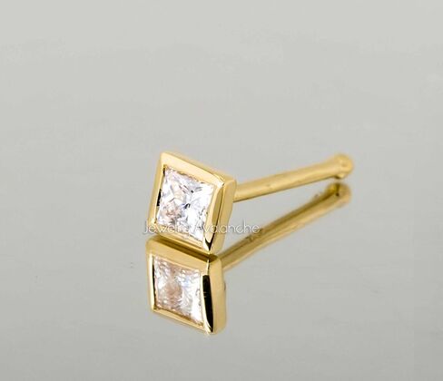 22G 14K GOLD BONE-ENDENG STASE STUD OTER in Kuwait