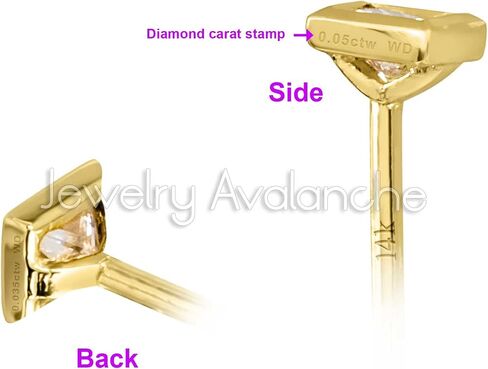 22G 14K GOLD BONE-ENDENG STASE STUD OTER in Kuwait