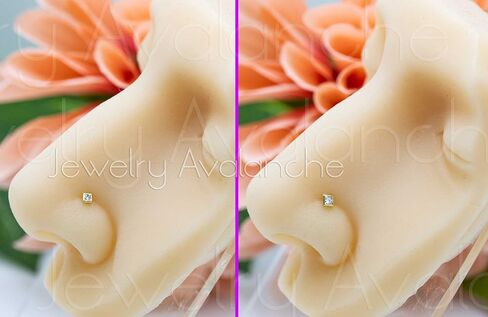 22G 14K GOLD BONE-ENDENG STASE STUD OTER in Kuwait
