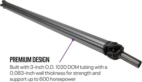 طقم عمود دوري الصلب المخصصة لـ Speedway Motors U-Weld-it Custom Steel ، سلسلة 3 بوصة ، طول أنابيب 50 بوصة ، تشمل GM 27 SPLINE SLIP TYK in Kuwait