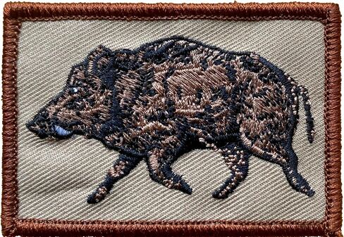 2" x 3" Wildlife Tactical Patch - Wild Boar in Saudi Arabia