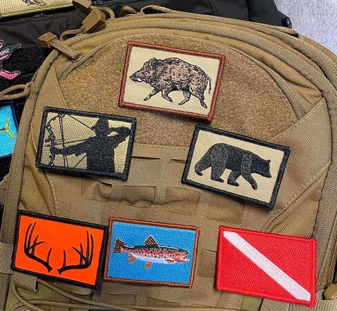 2" x 3" Wildlife Tactical Patch - Wild Boar in Saudi Arabia
