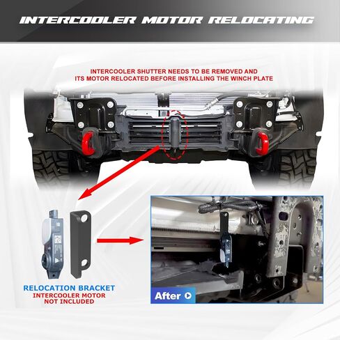 Autowiki Front Winch Mount Bracket for 2020-2024 Chevy Silverado 2500/3500/2500 HD/3500 HD ، لوحة رافعة خفية أمامية لـ 20-24 Silverado 2500 3500 in Saudi Arabia
