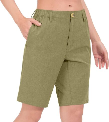 Little Donkey Andy Women's Bermuda Quick Dry Lightweight Stretch Shorts Golf Hiking Travel in Kuwait