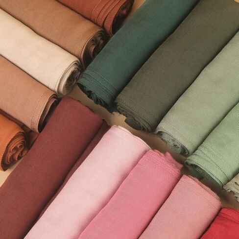 Viscose Cotton Hijab وشاح للنساء اليومي ، ولفائف شال شال خفيفة الوزن لملحقات Abaya in Kuwait