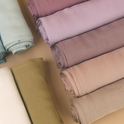 Viscose Cotton Hijab وشاح للنساء اليومي ، ولفائف شال شال خفيفة الوزن لملحقات Abaya in Kuwait