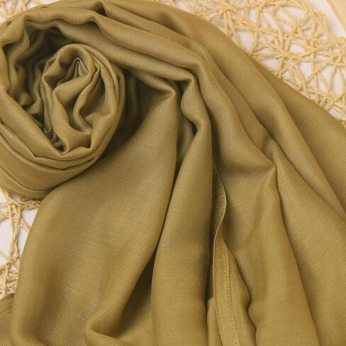 Viscose Cotton Hijab وشاح للنساء اليومي ، ولفائف شال شال خفيفة الوزن لملحقات Abaya in Kuwait
