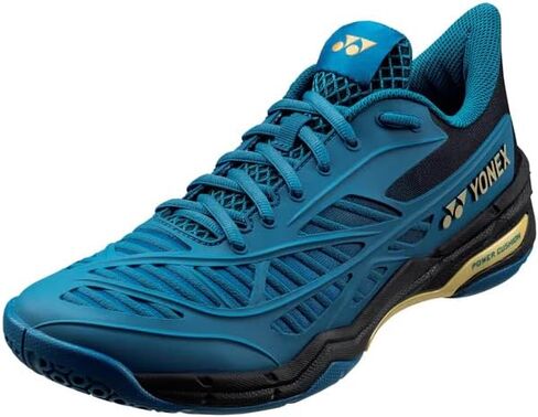 حذاء YONEX Power Cushion Cascade Drive Badminton Court (أزرق مخضر/ذهبي) (7.5) in Saudi Arabia