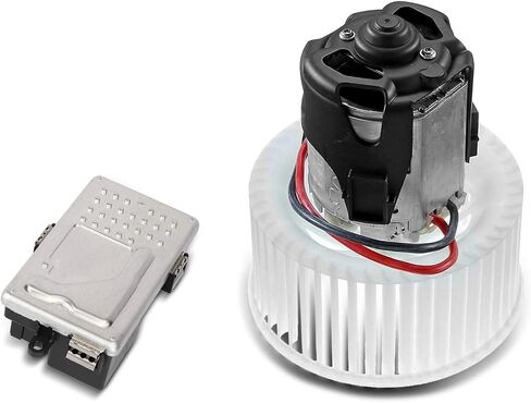 A -premium الأمامية الأمامية HVAC سخان محرك ومجموعة المقاوم متوافقة مع مركبات BMW - 528i 535D 535i 550i 640i 650i 740i 740li 750i 750li 760li m5 m6 m6 gran alpina b7 750i xdrive & more in Saudi Arabia