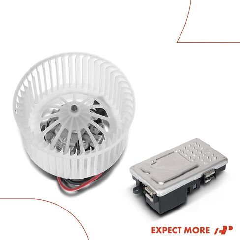 A -premium الأمامية الأمامية HVAC سخان محرك ومجموعة المقاوم متوافقة مع مركبات BMW - 528i 535D 535i 550i 640i 650i 740i 740li 750i 750li 760li m5 m6 m6 gran alpina b7 750i xdrive & more in Saudi Arabia