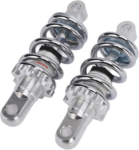 Tissting 2 PCS دراجة نارية امتصاص الصدمات الخلفي 125 مم 750 رطل 10 ملم ثقب التخميد قابلة للتعديل صدمة الربيع قابلة للتعديل ل 499cc الدراجة الكهربائية ATV go kart scooter in Saudi Arabia