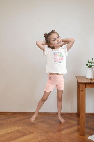 4/5 Pack Girls Bike Shorts Breathable Boyshorts for Toddler Under Dresses Dance Short Kids No Need to Wear Underwear in Saudi Arabia