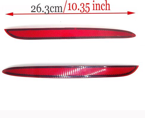 Rear Reflectors for 16-23 Mercedes Benz GLC class W253 Fit 200 220 220d 250 250d 300 350 350d 350e 400d 43 63 AMG 2016 2017 2018 2019 2020 2021 2022 2023 bumper Left Right Driver Side (Pair) in Saudi Arabia
