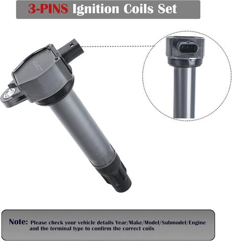 Set of 4 Ignition Coil Pack Iridium Spark Plugs Fits for 2007 2008 2009 2010 2011 2012 2013 2014 2015 2016 Jeep Patriot Compass MK Dodge Avenger Caliber Journey Chrysler Sebring 200 2.4 2.0 L4 in Kuwait
