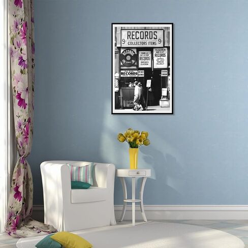 Retro Newspaper Wall Art Vintage Feminist Aesthetic Poster Black and White Canvas Print Funky Girl I Love Sleeping Art for Women Girly Bedroom Dorm Wall Decor 8x12inch Unframed in Saudi Arabia
