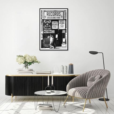 Retro Newspaper Wall Art Vintage Feminist Aesthetic Poster Black and White Canvas Print Funky Girl I Love Sleeping Art for Women Girly Bedroom Dorm Wall Decor 8x12inch Unframed in Saudi Arabia