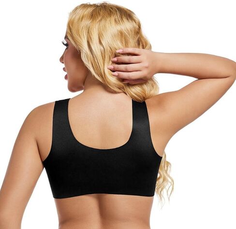 إغلاق المشبك للسيدات حمالات الصدر لا يوجد underwire مكافحة الانفصال عن براليت كبار السن الراحة in Kuwait