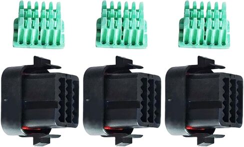 3PCS 1001115076 DTV Plug Connector Fits for JLG Boom Lifts for Scissor Lifts Replace Parts in Saudi Arabia