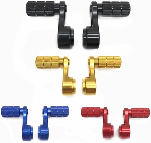 Set of 2 Foot Pegs for Bike and Scooter, Crank Leg Footrest Assembly for US U1C U+B, Black in Saudi Arabia