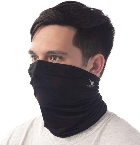 BLACK HORN - Balaclavas with Nose Holder & Filter Cold Weather Dust Wind Comfortable Neck Gaiter Protection Face Covering in Saudi Arabia