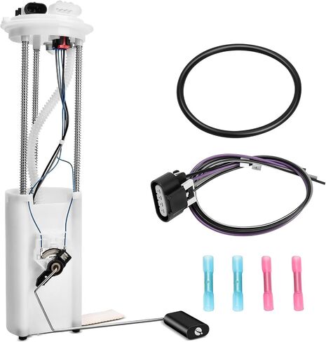 Fuel Pump, Fit for 1997 1998 1999 2000 Chevy/GMC C1500 C2500 C3500 K1500 K2500 K3500 Pickup 4.3L 5L 5.7L 7.4L, Electric Fuel Pump with 2 Connectors & Level Sensor & Sending Unit, Replace E3947M in Saudi Arabia