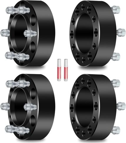 ECCPP 4PCS 6x139.7 فواصل العجلات Hubcentric 1.25 "6x5.5 إلى 6x5.5 6x139.7mm ناتج عن تويوتا لتاكوما 02-2021 | للتندرا 00-06 | مقابل 4 عداء 96-2021 in Saudi Arabia