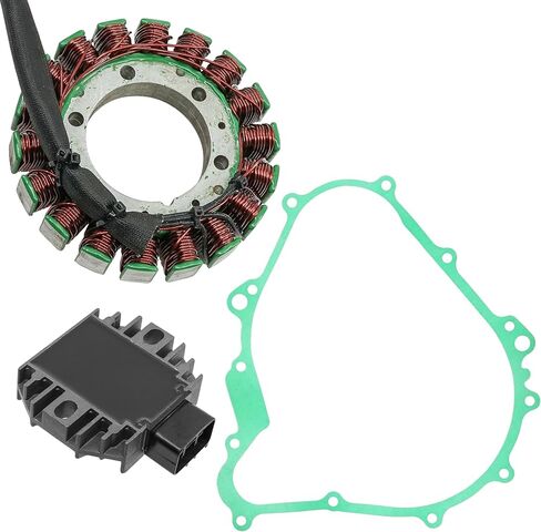 Caltric Stator and Regulator Rectifier with Gasket Compatible With Yamaha Kodiak 450 Yfm450 Yfm-450 2003-2006 in Saudi Arabia
