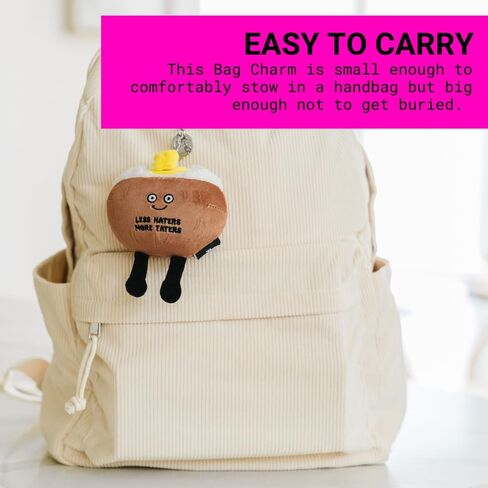 Teacup Bag Charm, Plush Accessory and Hanging Decoration for Purse, Handbag, Backpack, Funny Meme Gift in Kuwait