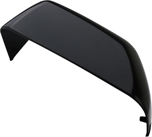 Black Paintable Tow Mirror Cover Cap | For 2017-2024 F250 F350 F450 F550 Super Duty Side by Side Accessories | LH Left Driver Side Exterior Plastic Rearview Top Half Door Mirror Cover in Saudi Arabia