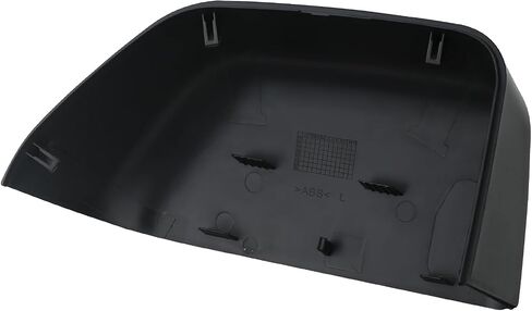 Black Paintable Tow Mirror Cover Cap | For 2017-2024 F250 F350 F450 F550 Super Duty Side by Side Accessories | LH Left Driver Side Exterior Plastic Rearview Top Half Door Mirror Cover in Saudi Arabia