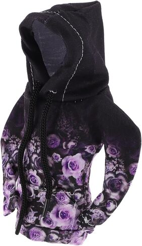 1 PC Universal Gear Shift Cover Cover Automotive Manual Stick Chifting Handle Grotector Flower Hoodie Style Black ، Purple Purple Purple in Saudi Arabia