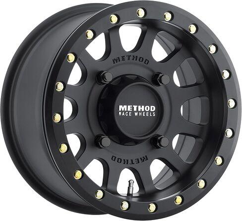 الطريقة 401 Beadlock Matte Black ATV/UTV Wheel 15x7 4/156 (4+3) [MR40157046543B] in Saudi Arabia