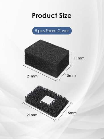 Mic Wind Muff لـ Insta360 X4، Insta360 X3 ملحقات الكاميرا، مرشح البوب، ميكروفون فروي عازل للصوت، تقليل الضوضاء، تحسين جودة الصوت (4 مجموعات) in Kuwait