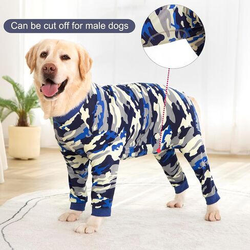 Dog Recovery Suit Full-Zipper After Post-Surgery Large Medium Dogs, Dog Bodysuit for Prevent Licking& Chewing Wounds Onesies Cone Alternative (Red, 4X-Large) in Saudi Arabia