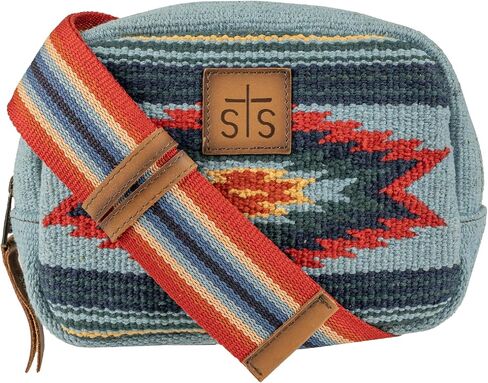 STS Ranchwear Chaynee Valley Serape Collection Kait Sling Leather Compact Stylish Adjustable Belt Bag, One Size in Saudi Arabia