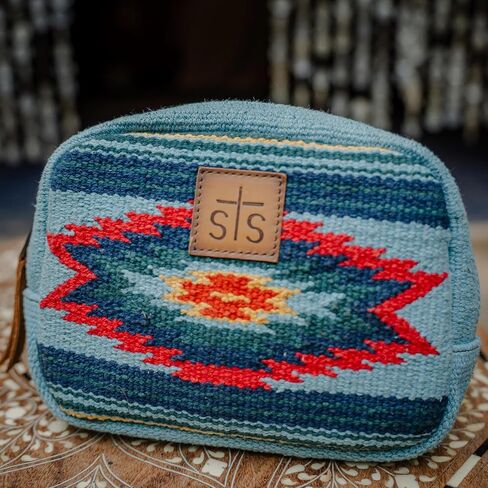 STS Ranchwear Chaynee Valley Serape Collection Kait Sling Leather Compact Stylish Adjustable Belt Bag, One Size in Saudi Arabia