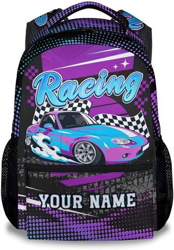 Car Backpack for School - 17 Inches Black Backpacks for Girls, Boys - Cool Bookbag for Highschool in Saudi Arabia
