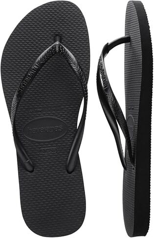 Havaianas للسيدات النحيف Flip Flop Sandal ، Black ، 5-6 ، حزمة 2 in Saudi Arabia