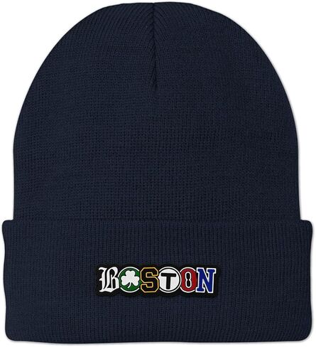 Chowdaheadz Boston Townie Prid PVC Cuff Knit - Usisex Winter Hat in Kuwait