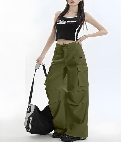 Women's Cotton Casual Work Pants with Pockets in Saudi Arabia