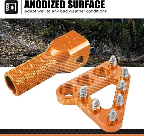 NICECNC Motorcycle Shift Lever Tip Aluminum Compatible with KTM 125-530cc 2004-15,690 SMC 2008-09 690 SUPERMOTOR 2008 690 ENDURO 2008-09 690 DUKE 2008-09 950 SUPERENDUROR 2007-09,See fitment in Saudi Arabia