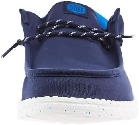 HEYDUDE Wally Funk Jersey Jacquard Peacoat Blue/Multi 14, Mens Shoes, Slip-on Loafers, Comfortable & Light-Weight in Kuwait