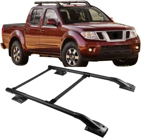 رف سقف متوافق مع 2005-2022 نيسان فرونتير ، 4DR مصنع SUV سقف أعلى السكك الحديدية من Ikon Motorsports ، 2006 2007 2008 2008 2010 2012 2013 2014 2015 2015 2015 in Saudi Arabia