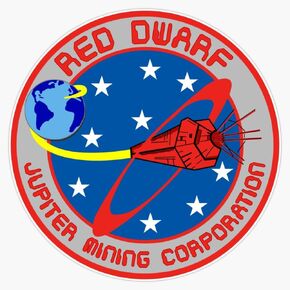 MAGNET Red Dwarf - Crew Patch (New) Magnetic Vinyl Sticker Decal Magnet 5" in Saudi Arabia