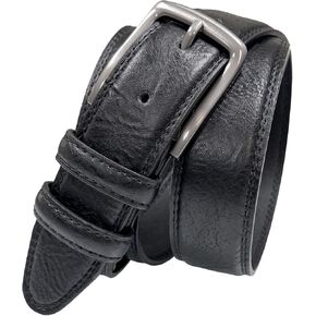Men's Vegan Faux Leather Belt Classic Work Business Dress Belt 1-3/8"(35mm) wide in Kuwait